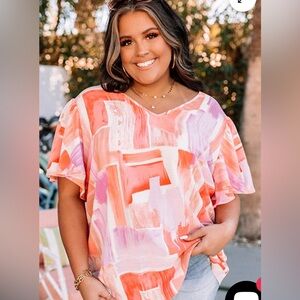 Cute summer top-loose fit